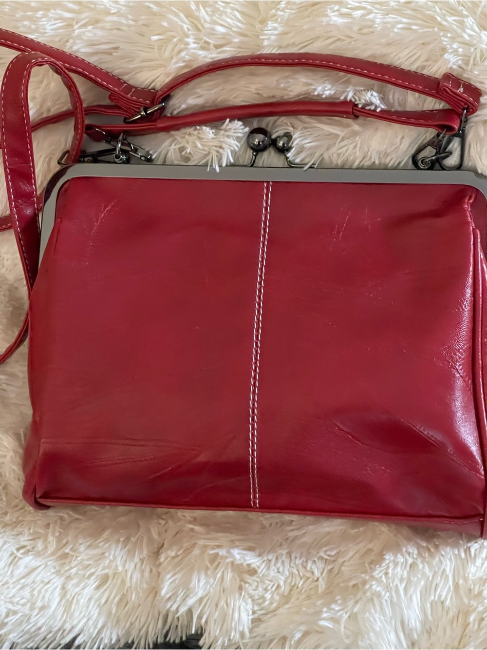 like new retro, large coin, purse bag gunmetal hardware bundle - Picture 3 of 5